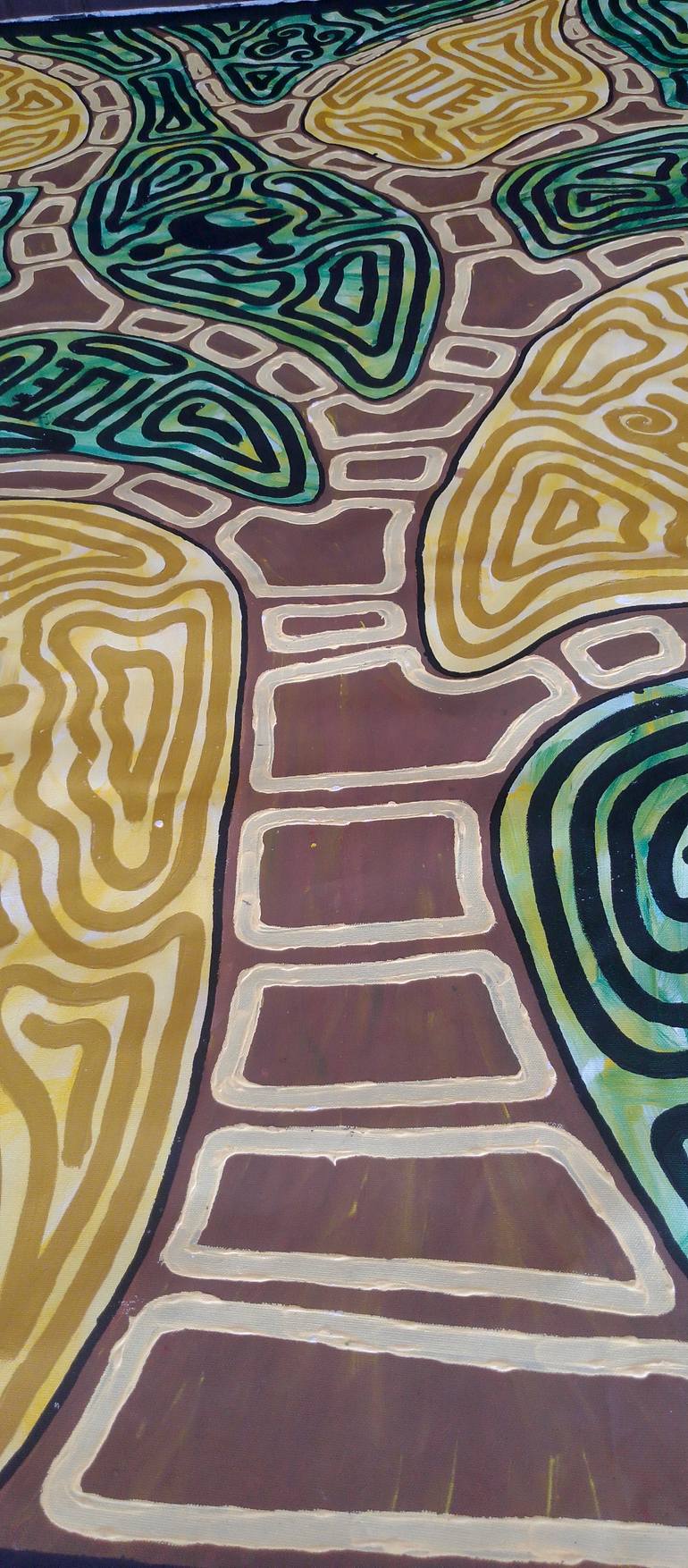 Original Contemporary Abstract Painting by Eba Ussher