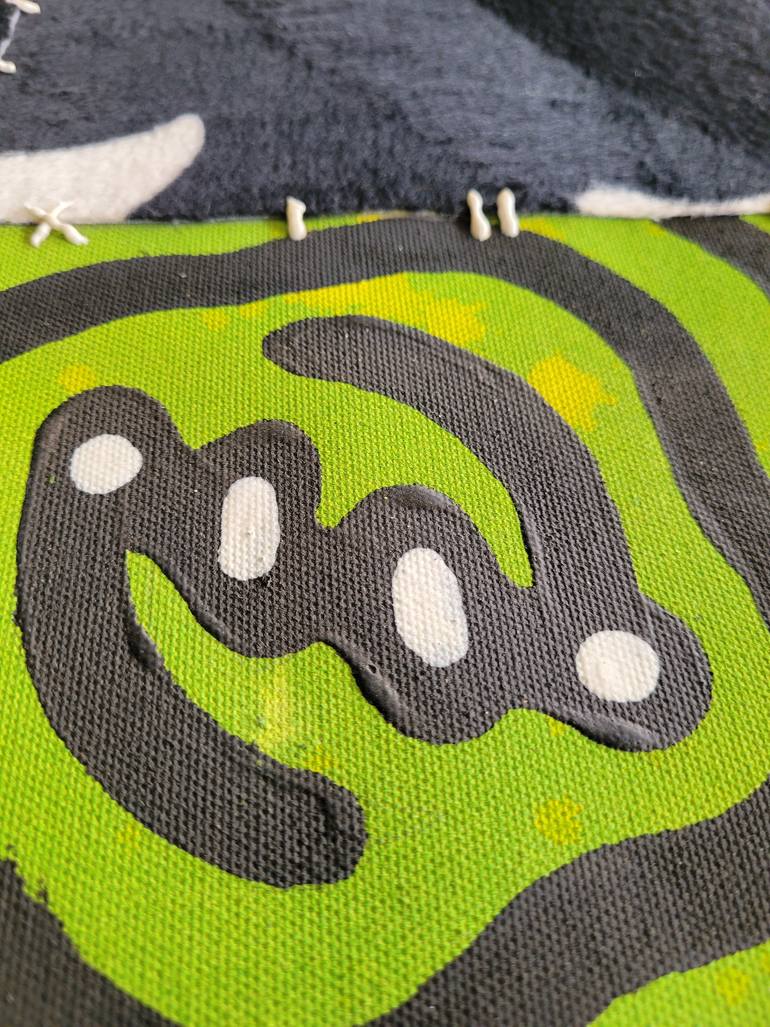 Original Abstract Expressionism Abstract Painting by Eba Ussher