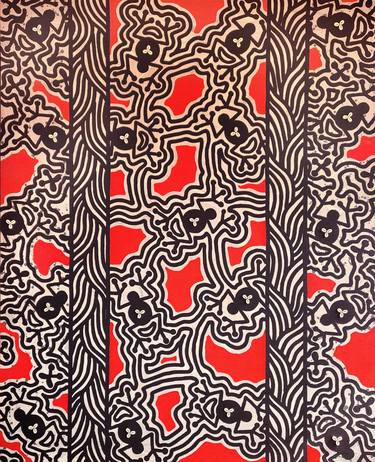 Original Conceptual Abstract Painting by Eba Ussher