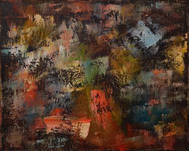 Original Abstract Expressionism Abstract Paintings by Eduard Zentsik