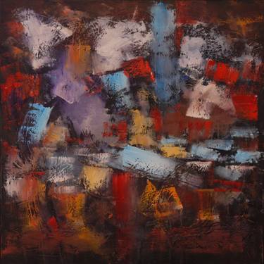 Original Abstract Expressionism Abstract Paintings by Eduard Zentsik