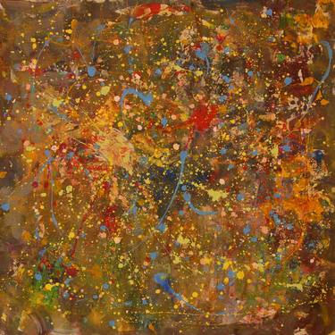 Original Abstract Expressionism Abstract Paintings by Eduard Zentsik