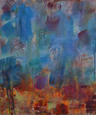 Original Abstract Expressionism Abstract Paintings by Eduard Zentsik