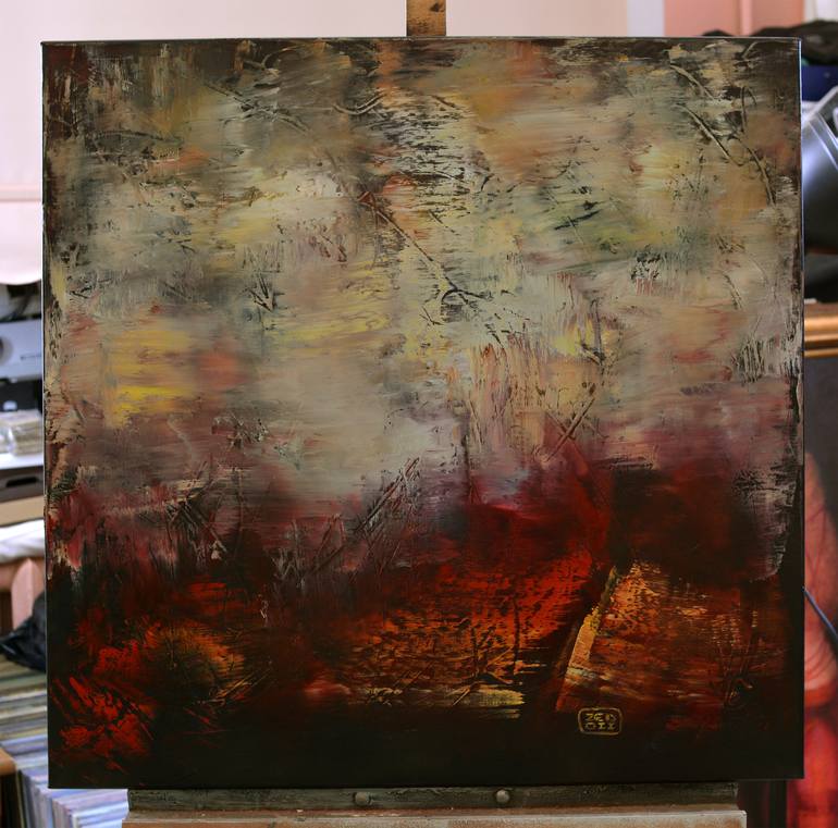 Original Abstract Painting by Eduard Zentsik