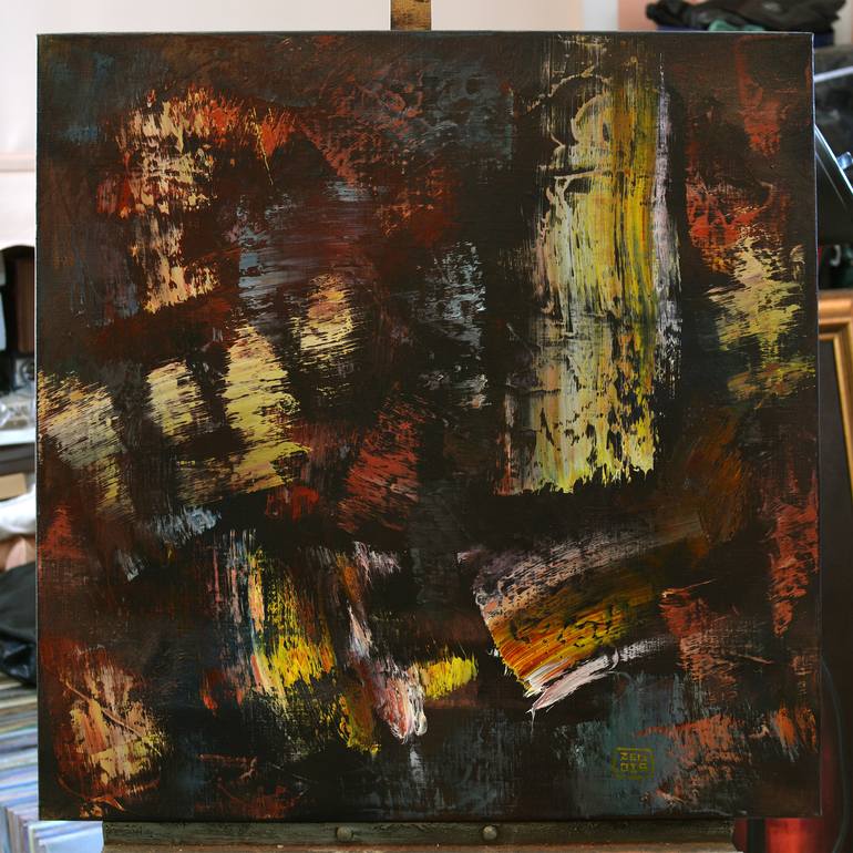 Original Abstract Painting by Eduard Zentsik