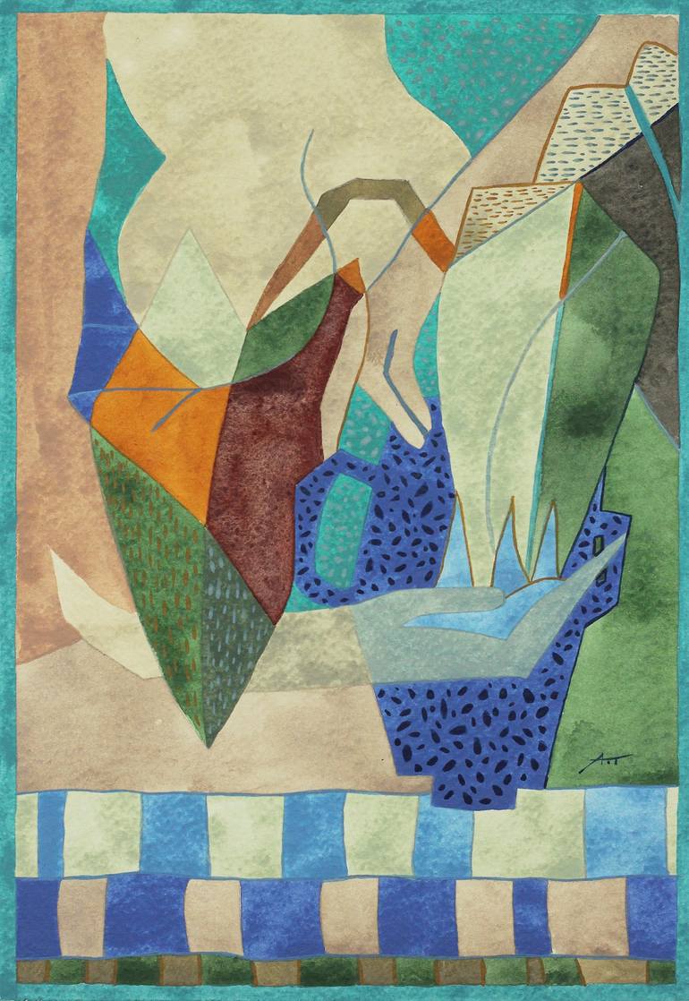 Print of Color Field Painting Abstract Painting by Aurelie Tbd