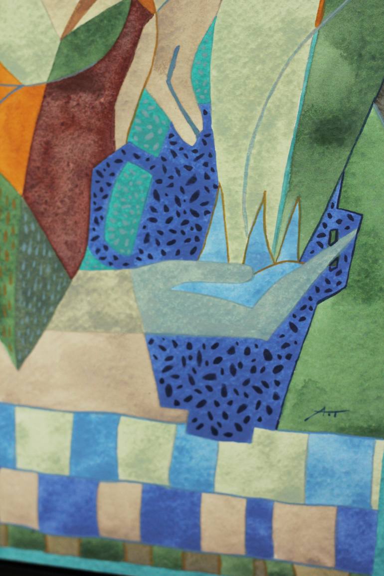 Original Color Field Painting Abstract Painting by Aurelie Tbd