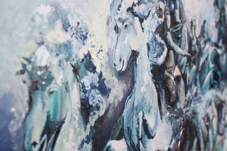 Original Abstract Expressionism Water Painting by Aurelie Tbd