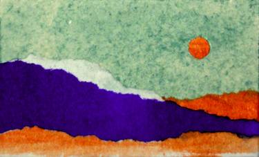 Original Abstract Landscape Collage by Aurélie Tbd