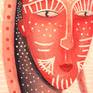 Inspiration comes from statues of primitive art. 
This painting is ready to be send from my studio in Bordeaux