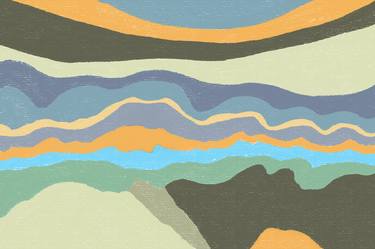 Abstract landscapes maps 1. - Limited Edition of 80 thumb