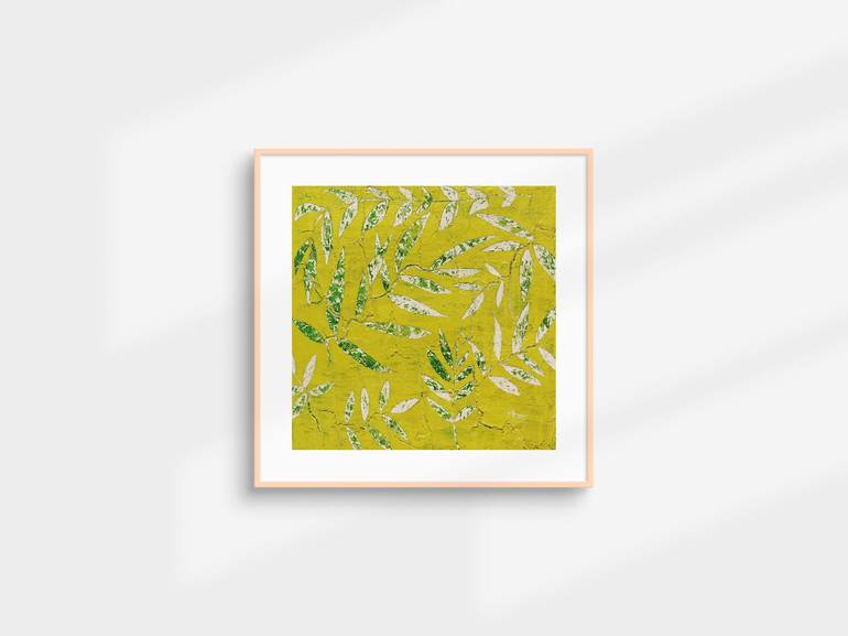 Original Abstract Botanic Painting by Aurélie Tbd