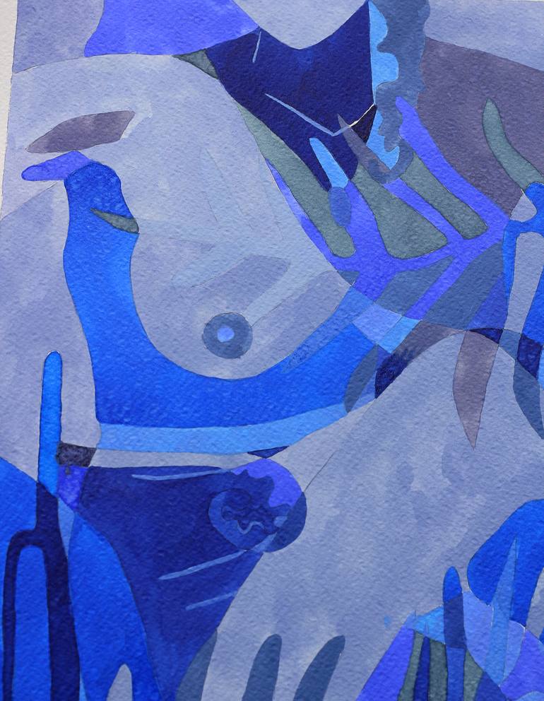 Original Surrealism Abstract Painting by Aurelie Tbd