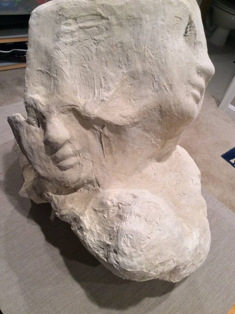 Original Abstract People Sculpture by Elaine Weiner-Reed