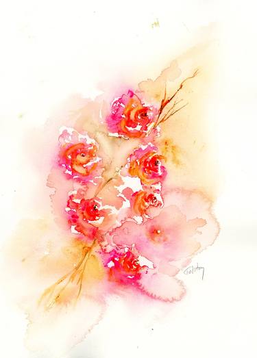 Original Floral Paintings by Alex Tolstoy