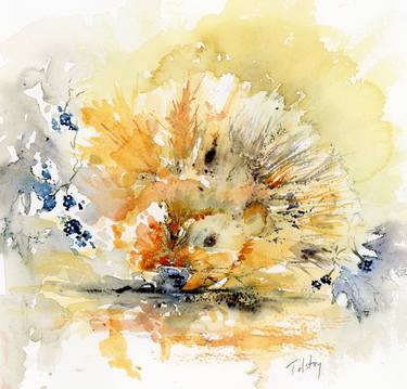 Original Impressionism Animal Paintings by Alex Tolstoy