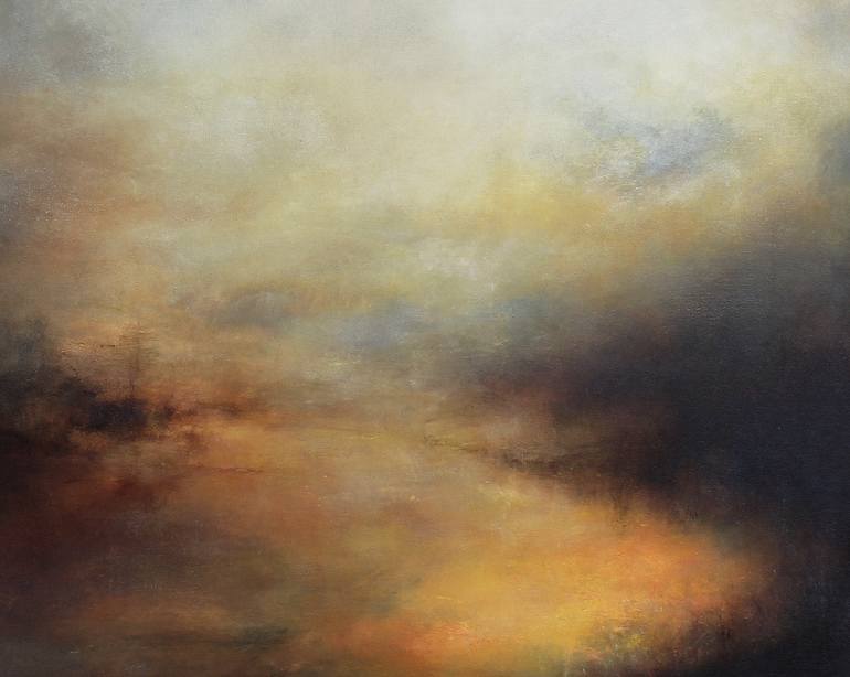 Original Abstract Landscape Painting by Kerr Ashmore