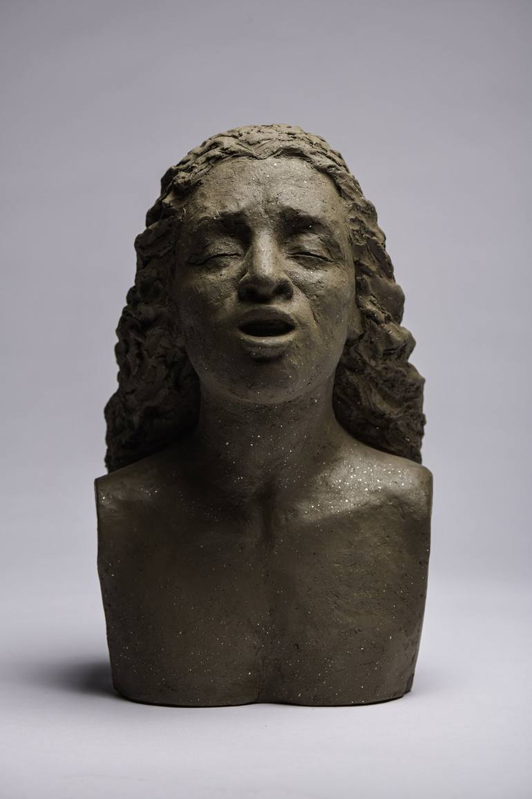 Original Portrait Sculpture by Patricia Denimal