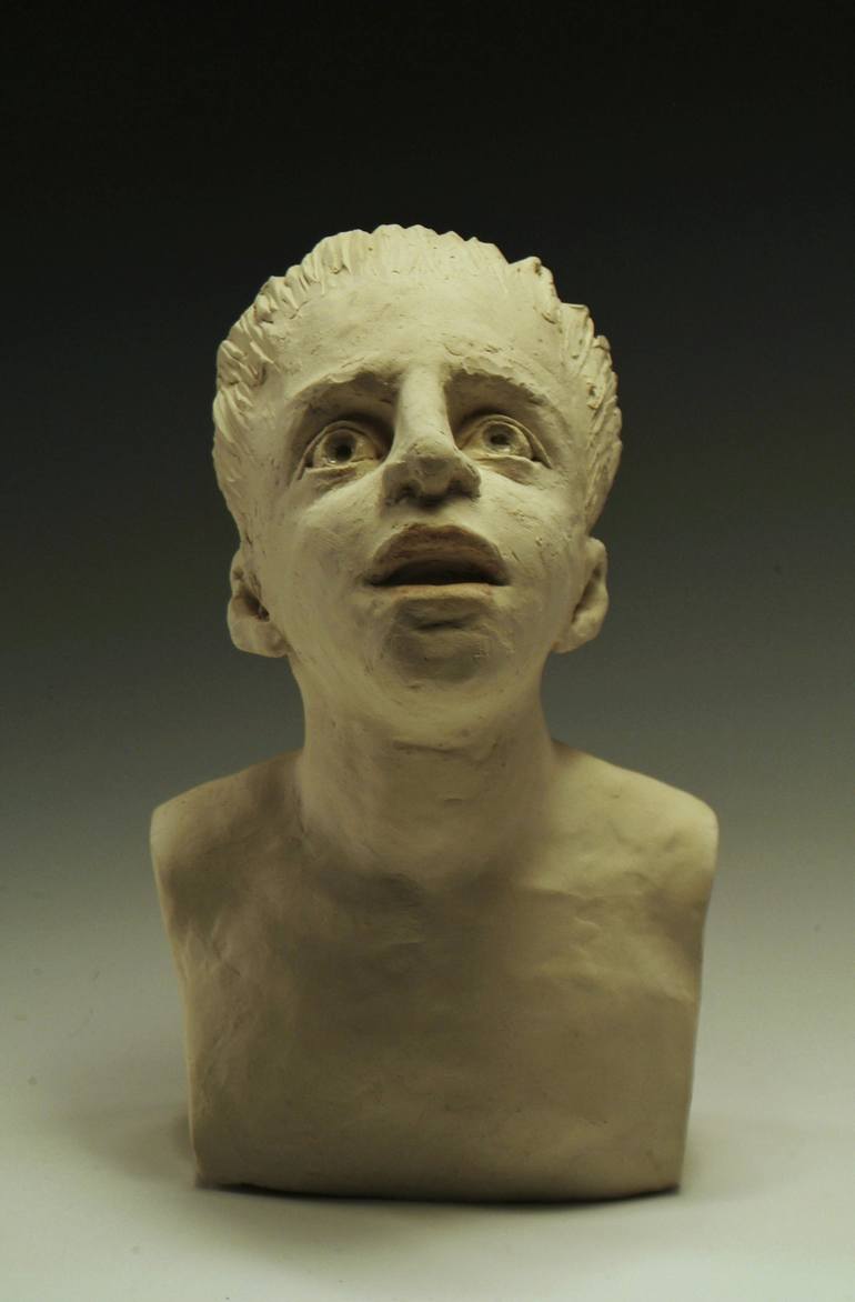 Original Portrait Sculpture by Patricia Denimal