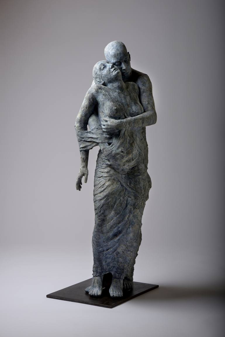 Original Love Sculpture by Patricia Denimal