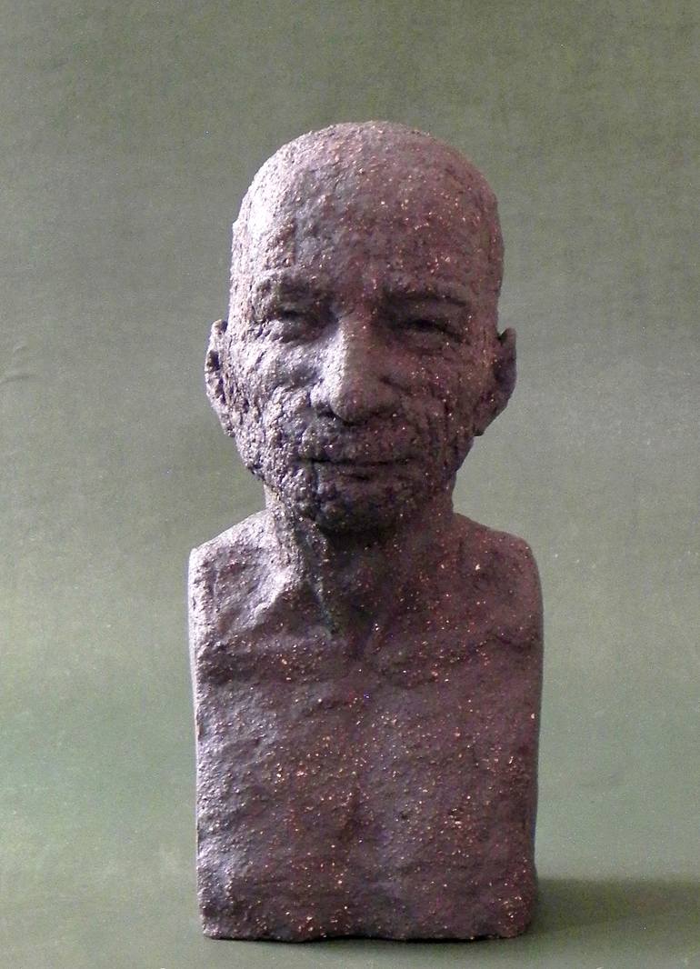 Original Figurative Portrait Sculpture by Patricia Denimal