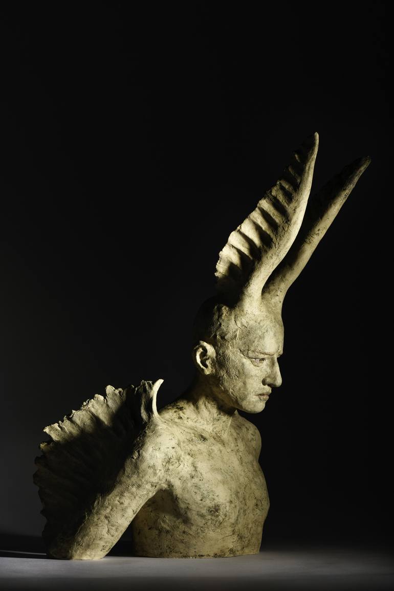 Original Fantasy Sculpture by Patricia Denimal
