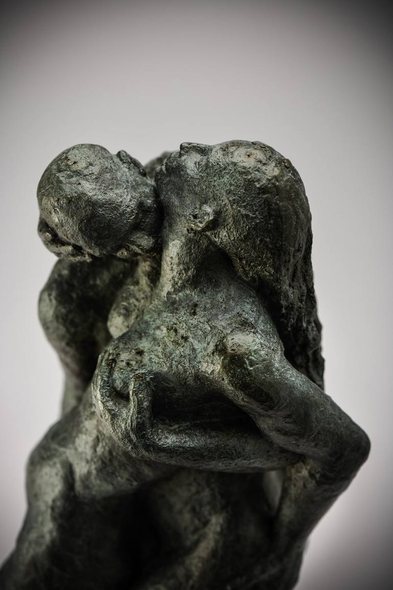 Original Figurative Erotic Sculpture by Patricia Denimal