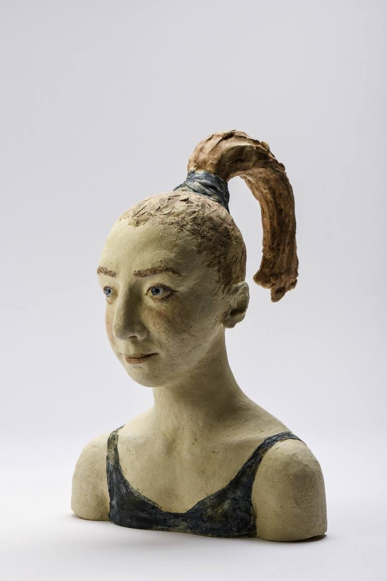 Original Portrait Sculpture by Patricia Denimal