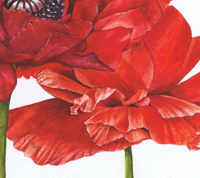 Original Other Floral Painting by Nicola Mountney