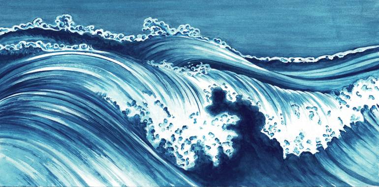 Original Water Painting by Nicola Mountney