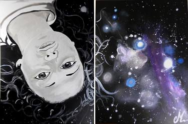 Print of Outer Space Paintings by Cachacou madiana