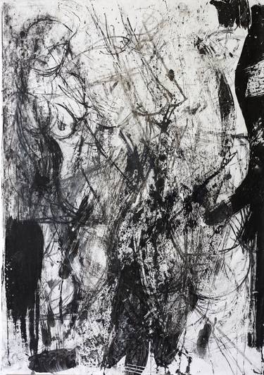 Print of Abstract Nude Drawings by Terence Stevens-Prior