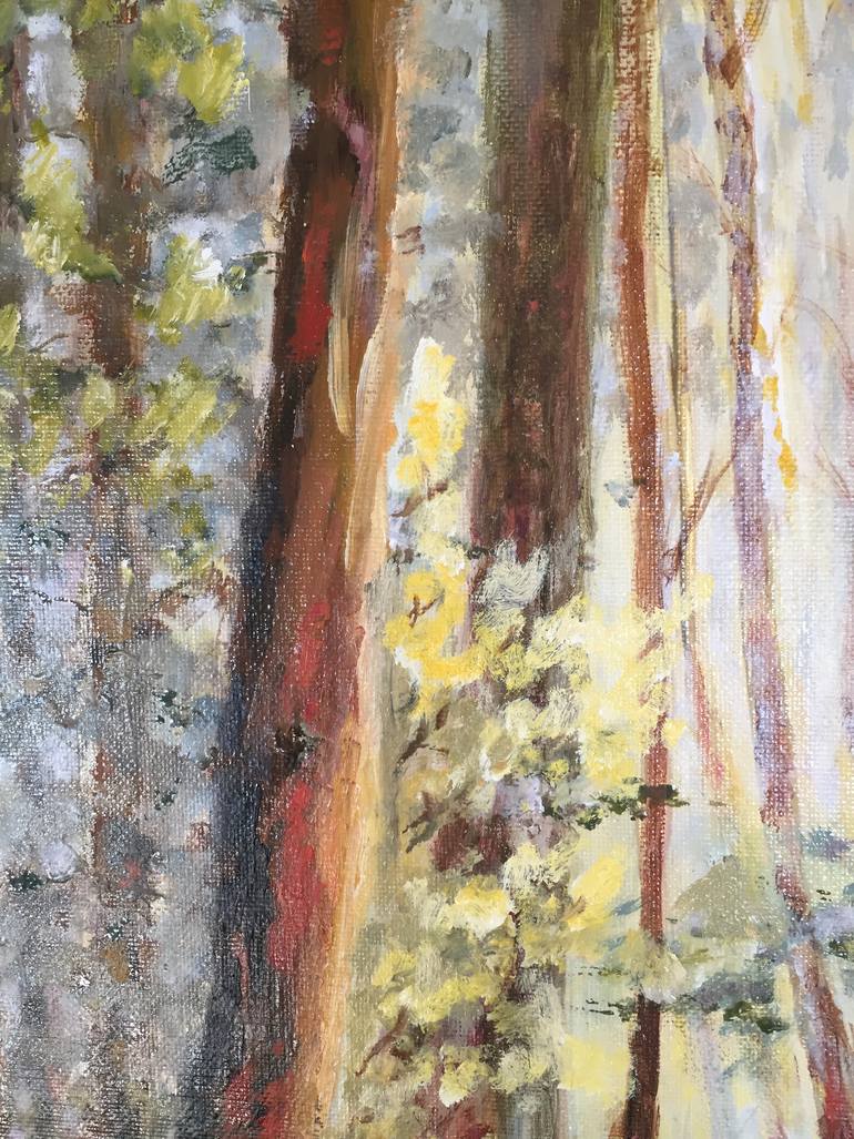 Original Impressionism Landscape Painting by Joan Adam