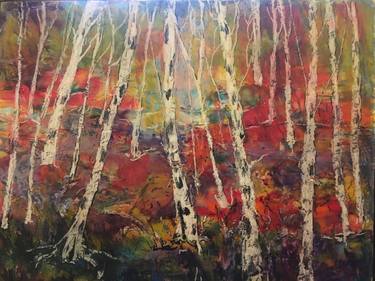 Original Tree Paintings by Joan Adam