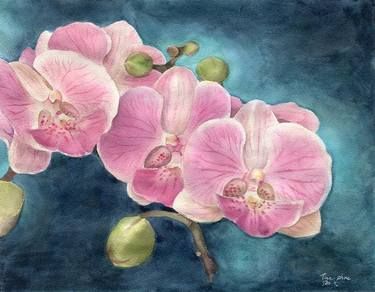 Original Realism Floral Paintings by Tina Zhou