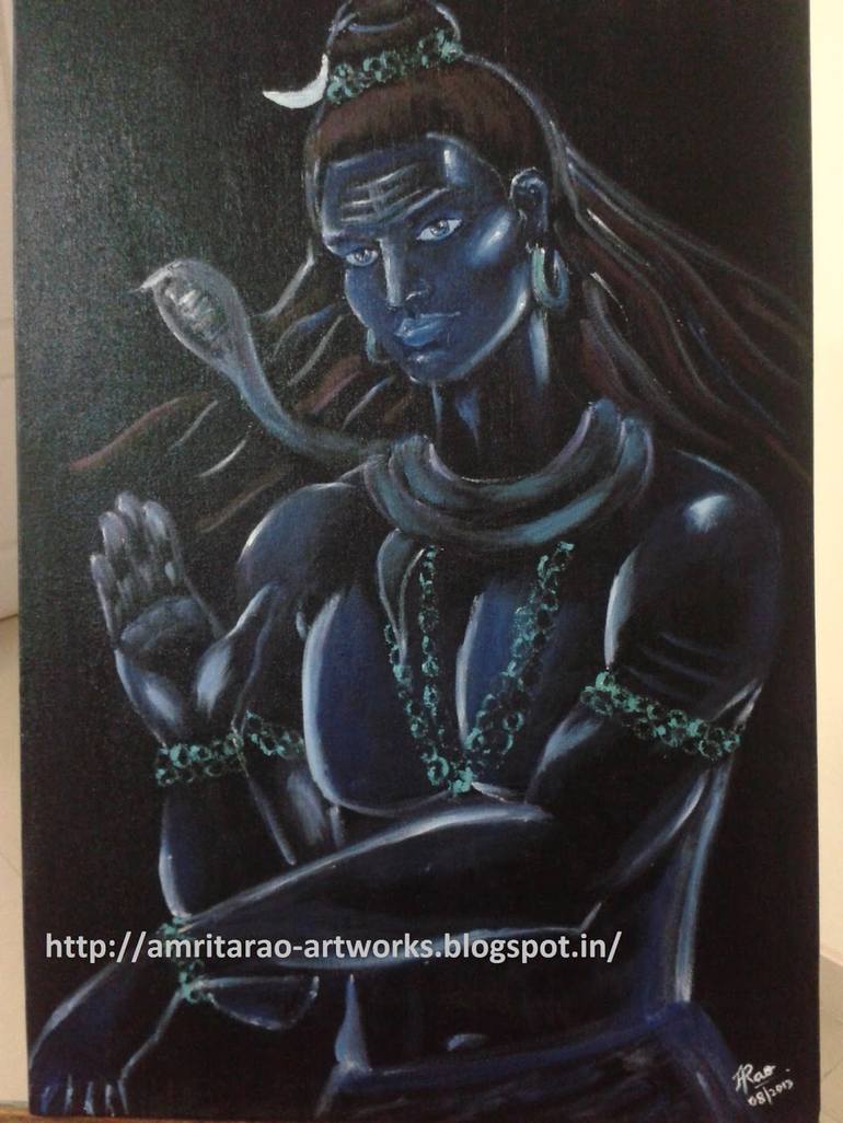 Natraj Painting by Amrita Rao | Saatchi Art