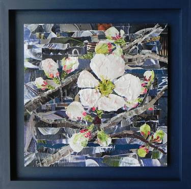 Print of Fine Art Floral Collage by Danielle Vaughan