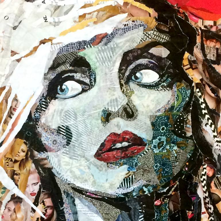 Original popular culture Pop Culture/Celebrity Collage by Danielle Vaughan