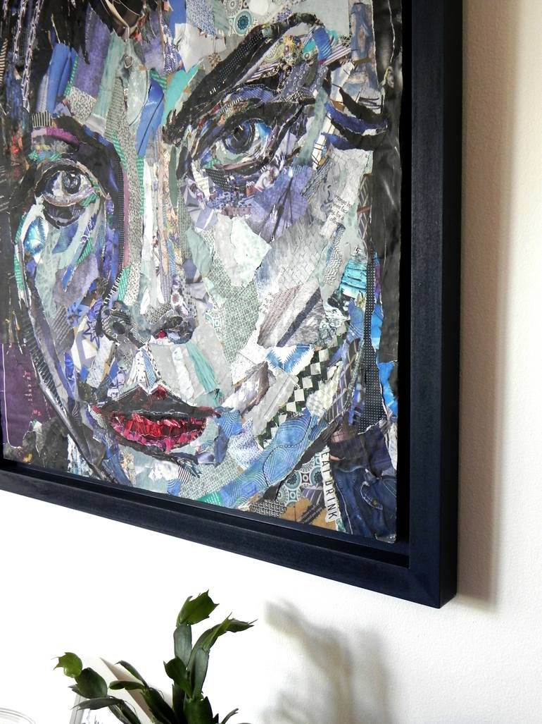 Original Figurative People Collage by Danielle Vaughan