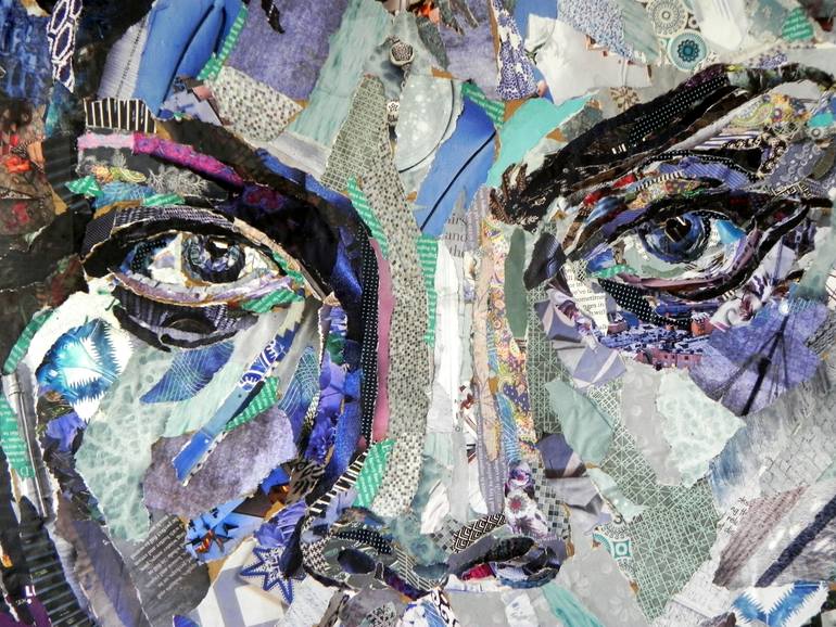 Original Figurative People Collage by Danielle Vaughan