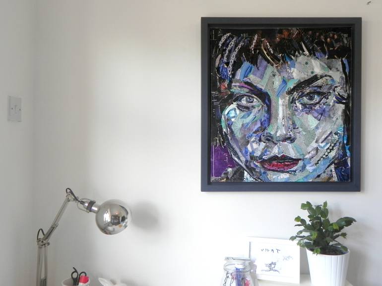 Original Figurative People Collage by Danielle Vaughan