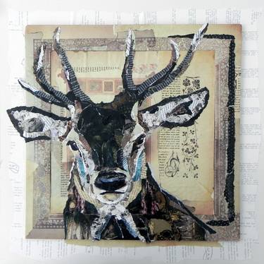 Print of Fine Art Animal Collage by Danielle Vaughan