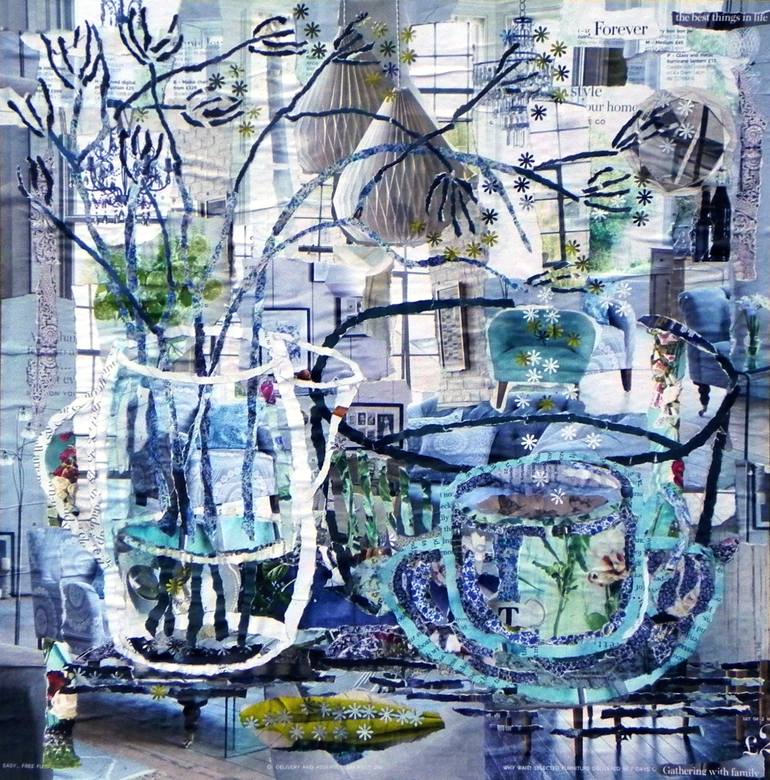 Original Conceptual Abstract Collage by Danielle Vaughan