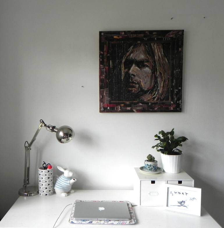 Original Figurative People Collage by Danielle Vaughan