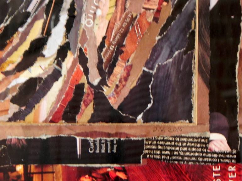 Original Figurative People Collage by Danielle Vaughan