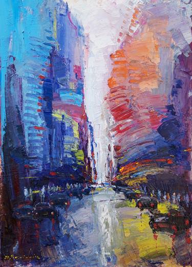Print of Impressionism Cities Paintings by Victor Fridrikh