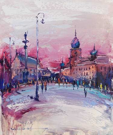 Print of Abstract Cities Paintings by Victor Fridrikh