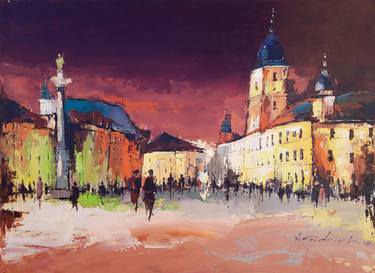 Print of Cities Paintings by Victor Fridrikh