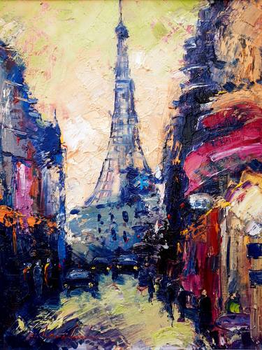 Print of Impressionism Cities Paintings by Victor Fridrikh