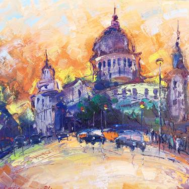 Print of Impressionism Cities Paintings by Victor Fridrikh